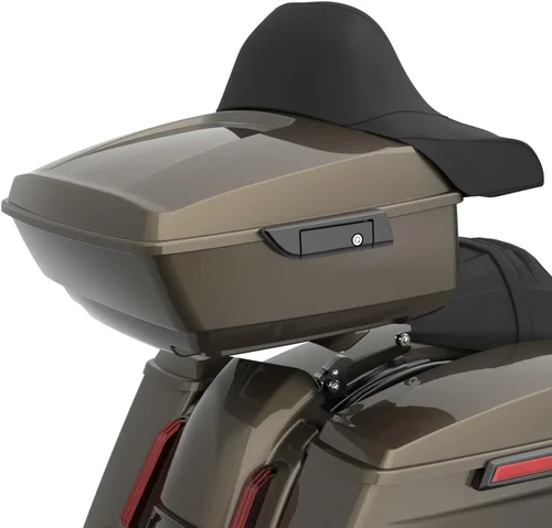 Vista 36 de Moto Onfire King Tour - Maletero con almohadilla de respaldo para Harley Touring 1997+ (Barracuda Silver)