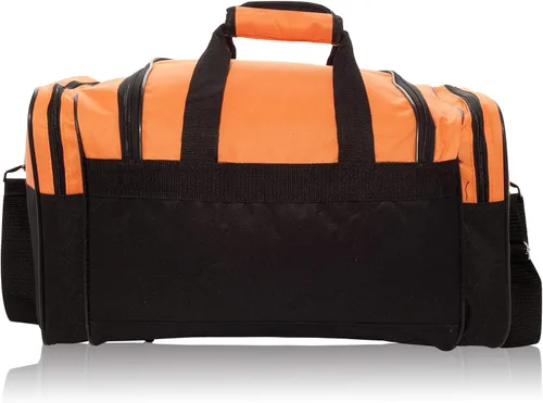 Vista 4 de Bolsa de lona, de DALIX, para el gimnasio, para viajar, 17 pulgadas