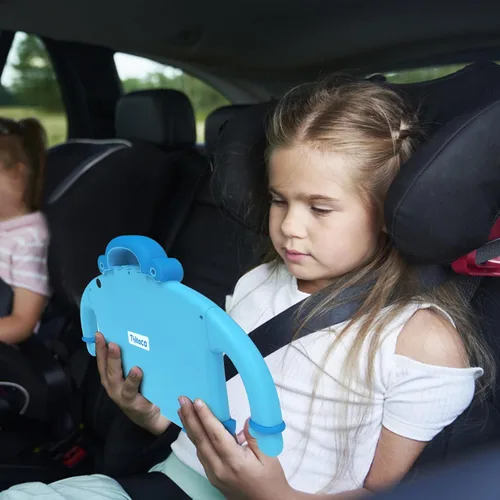 Vista 4 de Tableta para niños de 7 pulgadas para niños de 3 a 7 pulgadas con pantalla táctil ROM de 32 GB con funda WiFi de Youtube, tabletas Android para Azul
