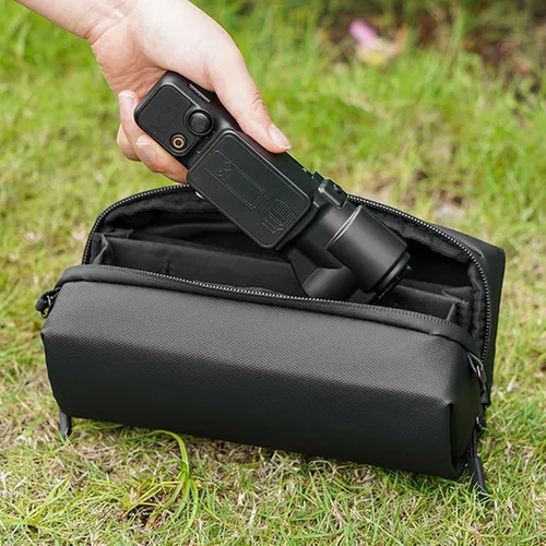Vista 7 de Gugxiom Funda protectora para Osmo 3 Accesorios, Gimbal de plástico Protector de pantalla Tapa protectora de lente (negro)