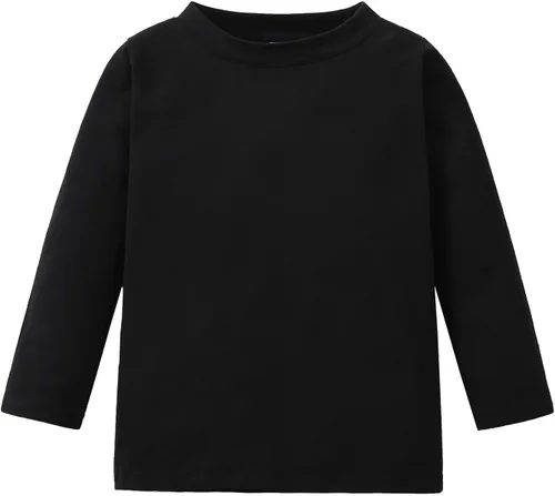 Vista 14 de Magic Park 6M-14Y Camiseta de manga corta y larga para bebés, camiseta de manga larga para niños, camisetas de color sólido para niños y niñas