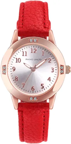 Vista 10 de Women's Leather Band Quartz Movement Waterproof Business Classic Analog Watch with Genuine Leather Stainless Steel Band Elegant Ladies Watch