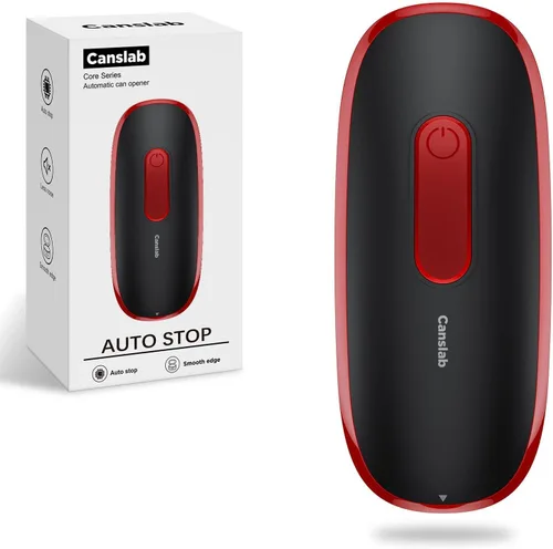 Vista 10 de Canslab Ultrablde (versión básica) - Abrelatas eléctrico recargable para cocina para personas mayores con artritis, abrelatas de batería USB