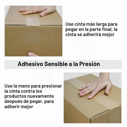 Vista 2 de BOMEI PACK Paquete de 2 cintas de papel kraft reforzadas, cinta de embalaje autoadhesiva de papel engomado, para embalaje resistente, envío, mudanza
