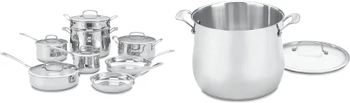 Vista 6 de Cuisinart Contour Stainless - Juego de utensilios de cocina de 13 piezas, color plateado