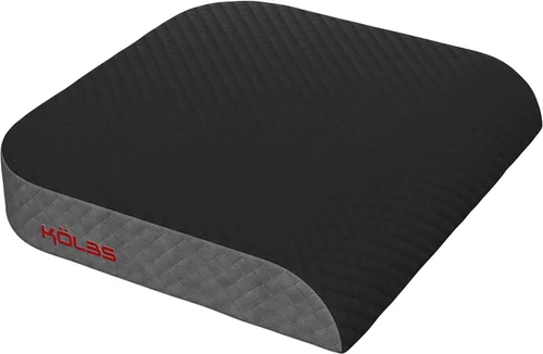 Vista 6 de Kölbs Cojín de asiento extra grande, elegante funda de terciopelo de felpa, espuma viscoelástica XL para silla de oficina, almohada de suelo, dolor