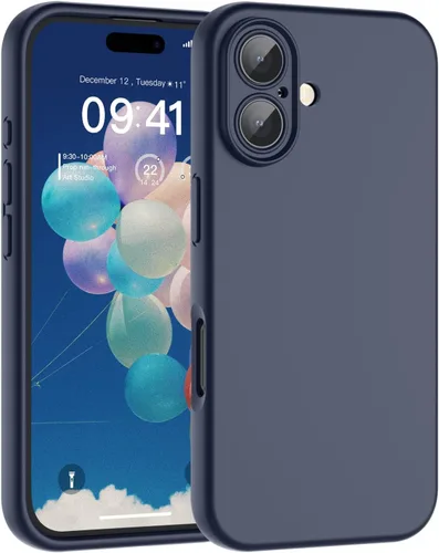 Vista 143 de SUPFINE - Funda diseñada para iPhone 12, silicona líquida premium con [forro de microfibra suave antiarañazos][protección de cámara mejorada], funda