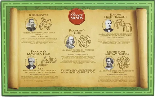 Vista 3 de Professor Puzzle Great Minds - Juego de 5 (hombre)