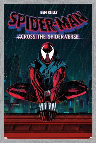 Vista 13 de Trends International Marvel Spider-Man: Across The Spider-Verse - Póster de pared de una hoja de Ben Reilly, 34 pulgadas de largo x 22.4 W, versión
