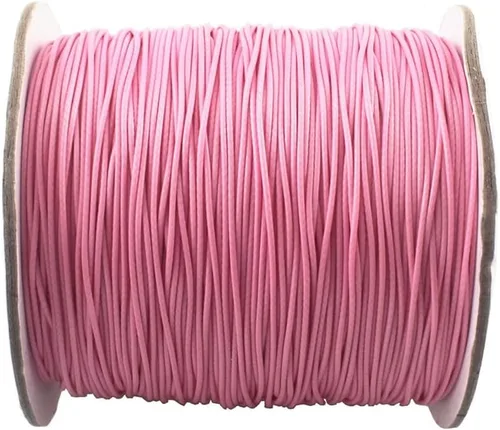 Vista 38 de Cordón de poliéster encerado para hacer joyas, cuerda encerada con carrete para hilo de manualidades (negro, 0.020 in (150 yardas))