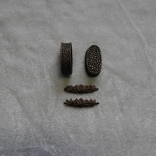 Vista 74 de Espada samurái japonesa KOSHIRAE – Fuchi Kashira Menuki 01-77