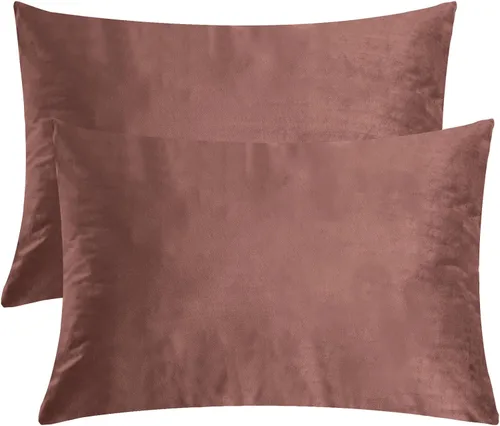 Vista 24 de StangH - Funda de almohada de terciopelo suave, 1 pieza Hidden Zipper, Skin Friendly, for Sleep and Relax, Neutral Home Decor, Sofa, Living Room