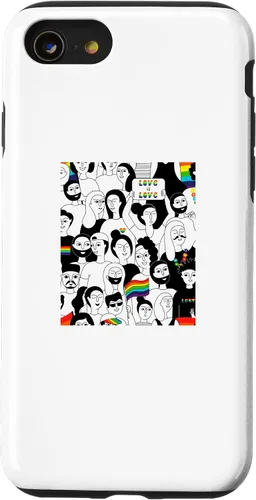 Vista 13 de iPhone 15 LGBTQ Community Lesbian Gay Bi Trans Love Parade Culture Case