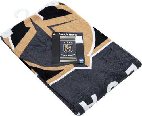 Vista 5 de Northwest NHL Vegas Golden Knights - Toalla de playa, 30 x 60 pulgadas, rayas