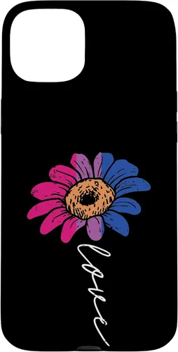 Vista 9 de Funda para iPhone 16 Love Sunflower Floral LGBTQ Bisexual Flag Gay Pride Ally Bi