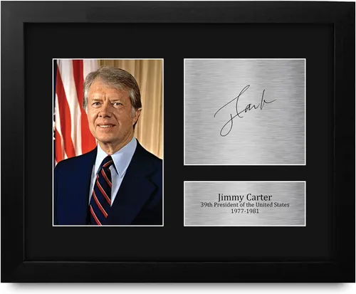 Vista 8 de HWC Trading Presidente de los Estados Unidos, Jimmy Carter, autógrafo, reproducción firmada por la USL, impresión impresa, foto, pantalla