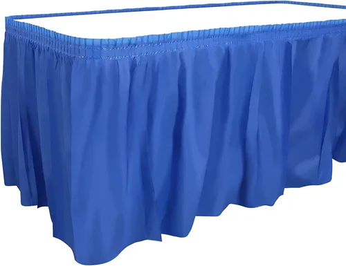 Vista 17 de Mantel de plástico negro rectangular de 29 pulgadas x 14 pulgadas para fiesta