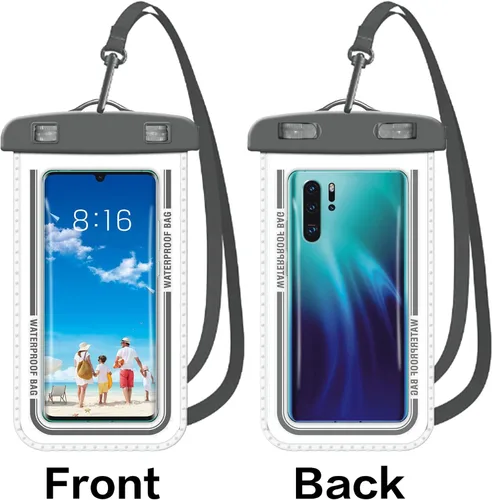 Vista 7 de Baiao Bolsa impermeable para teléfono, funda impermeable de 8.3 pulgadas para iPhone 16, 15, 14, 13 Pro Max, IPX8, bolsa seca para teléfono celular