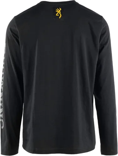 Vista 4 de Browning Logan - Camiseta de manga larga para hombre, tela de jersey suave