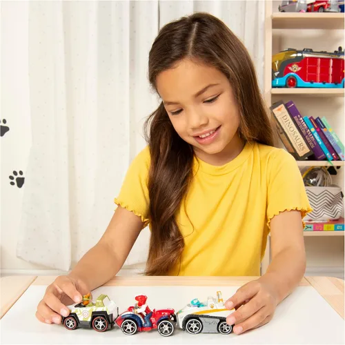 Vista 2 de Paw Patrol, Paquete Clásico de Metal Verdadero de 3 vehículos coleccionables fundidos a presión, escala 1:55