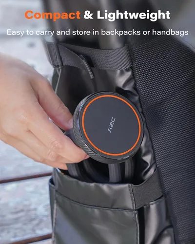 Vista 9 de A2C Soporte de teléfono flexible de cuello de cisne para iPhone Magsafe, soporte magnético para teléfono de gimnasio de brazo largo para cinta