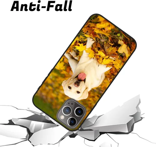 Vista 3 de Funda de teléfono con foto personalizada para iPhone 12 Pro, imagen/texto personalizado, funda negra delgada y suave, regalo único de nicho