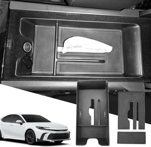 Vista 14 de SXCY Organizador de consola central Toyota Camry 2025 para accesorios Camry