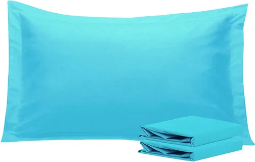 Vista 35 de NTBAY Fundas de almohada estándar, paquete de 2 fundas de almohada de microfibra cepillada de 20 x 26 pulgadas, súper suaves y acogedoras