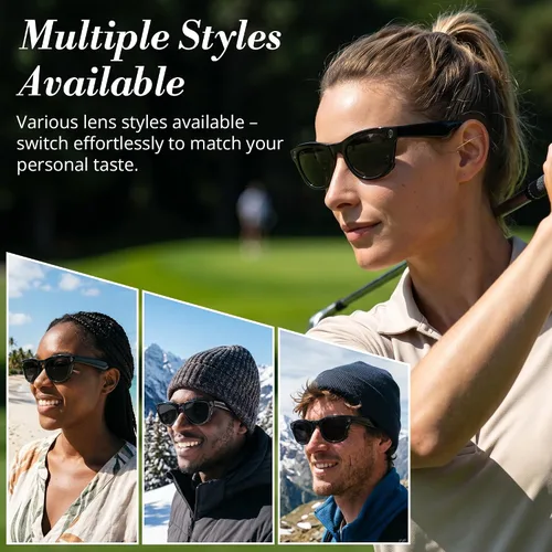 Vista 3 de HIBLOKS Polarized Clip for RayBan Meta Skyler Gen 1/2 (RW4010/RW4014 52-20)