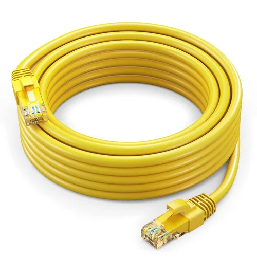 Vista 28 de Maximm Cable Ethernet Cat 6 de 30 pies, cobre 100% puro, cable LAN Cat6, cable de Internet, cable de conexión y cable de red, UTP (negro) de 30 pies