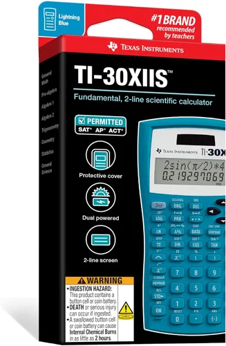 Vista 60 de Calculadora científica Texas Instruments TI-30 X IIS 2-Linea, Negro