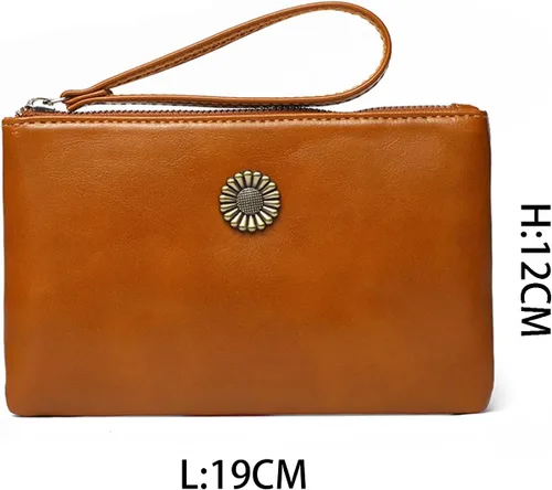 Vista 5 de Cartera de mano medieval con correa de muñeca para mujer