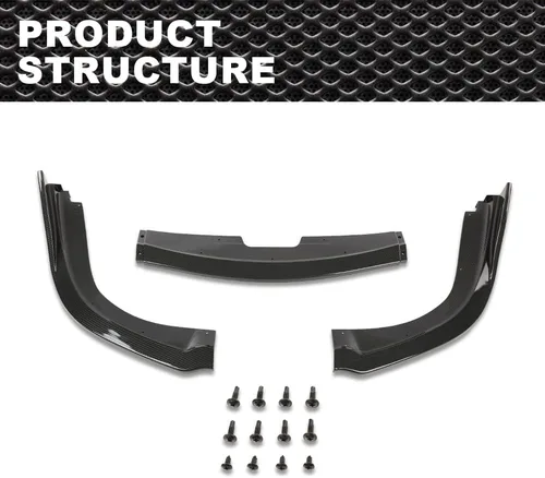 Vista 7 de Divisor de parachoques delantero sin pintar compatible con Subaru Impreza WRX STI CS2 2006-2007