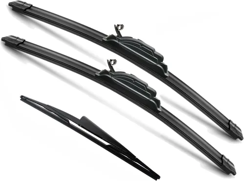 Vista 12 de JustCar - 3 limpiaparabrisas para Jeep Wangler 2007-2017 y Jeep Wrangler JK 2008-2018, repuesto de equipo original - 15, 15 y 12E pulgadas - juego