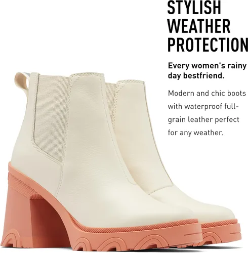 Vista 3 de SOREL Botas Chelsea con tacón Brex para mujer
