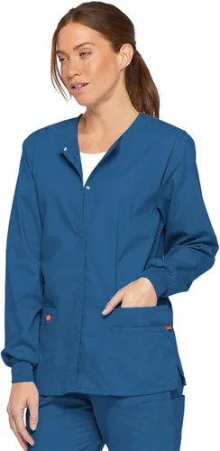 Vista 6 de Dickies - Chaqueta médica de calentamiento frontal para mujer
