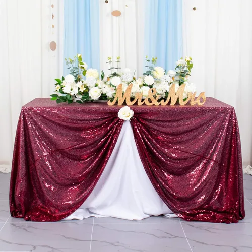 Vista 14 de AMZLOKAE Mantel de Lentejuelas Cuadrado 50x50 Azul Bebé Cubierta de Mesa con Purpurina Manteles para Fiestas Mantel Sin Costuras Azul Claro