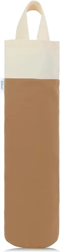 Vista 13 de Soporte para bolsas de plástico, soporte de pared para almacenamiento de bolsas de plástico, organizador de bolsas de basura de algodón, dispensador