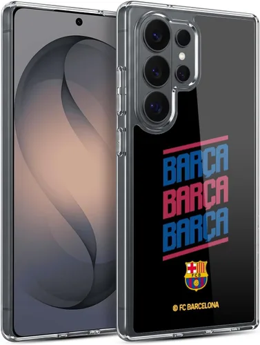 Vista 23 de Head Case Designs Officially Licensed FC Barcelona Logo and Pattern Forca Barca Gel Case [Military Grade Protection] Compatible with Samsung Galaxy