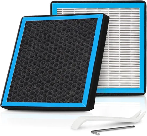 Vista 10 de CF10134 Filtro de aire de cabina HEPA para aire acondicionado con carbón activado, accesorios de filtro de aire de cabina de repuesto compatibles