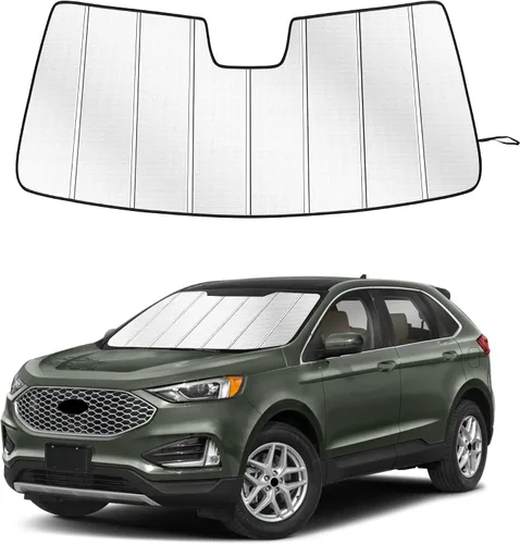 Vista 16 de Parasol para parabrisas para Honda CR-V 2017-2022, diseño plegable de acordeón de ajuste personalizado, accesorios de automóvil, protector de visera