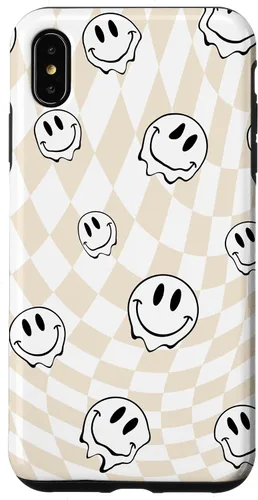 Vista 11 de Retro Swirl - Carcasa para iPhone 17, diseño de cara sonriente feliz