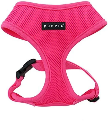 Vista 6 de Puppia Arnés suave A XS sobre la cabeza de malla suave verde neón