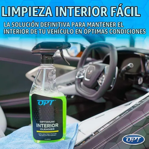 Vista 2 de Optimum No Rinse Versión 5 (946 ml) con Paquete Limpiador Interior Optimum (500 ml) – Lavado de Auto ONR Sin Enjuague con Solución de Limpieza