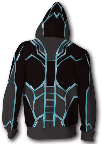 Vista 2 de 3D Disfraz con chaqueta con capucha cosplay Captain Fashion