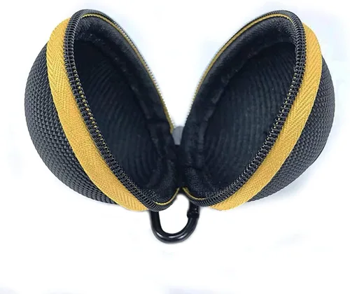 Vista 6 de CUEELF Estuche de bola de taco con clip para fijar bolas de taco de billar, bolsa de bola de transporte para taco