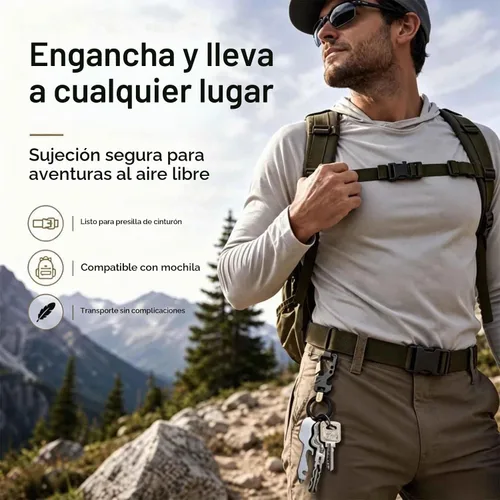 Vista 4 de Liangery - Llavero resistente con abridor de botellas y liberación rápida
