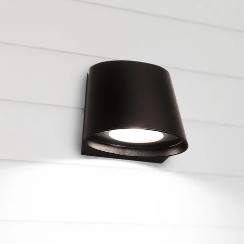 Vista 6 de WAC Lighting dweLED, Mod 7in LED de pared interior y exterior 3000K en bronce
