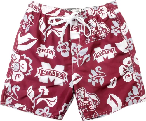Vista 79 de Wes and Willy NCAA Traje de baño floral para hombre