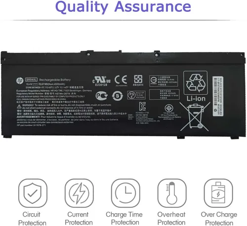 Vista 6 de HP SR04XL L08855-855 - Batería para HP Omen 15-CE0XX 15-DC0XX Series 15-CE009LA 15-CE015DX 15-DC0003LA 15-DC0051NR Pavilion 15-CB0XX 15-CX0XX
